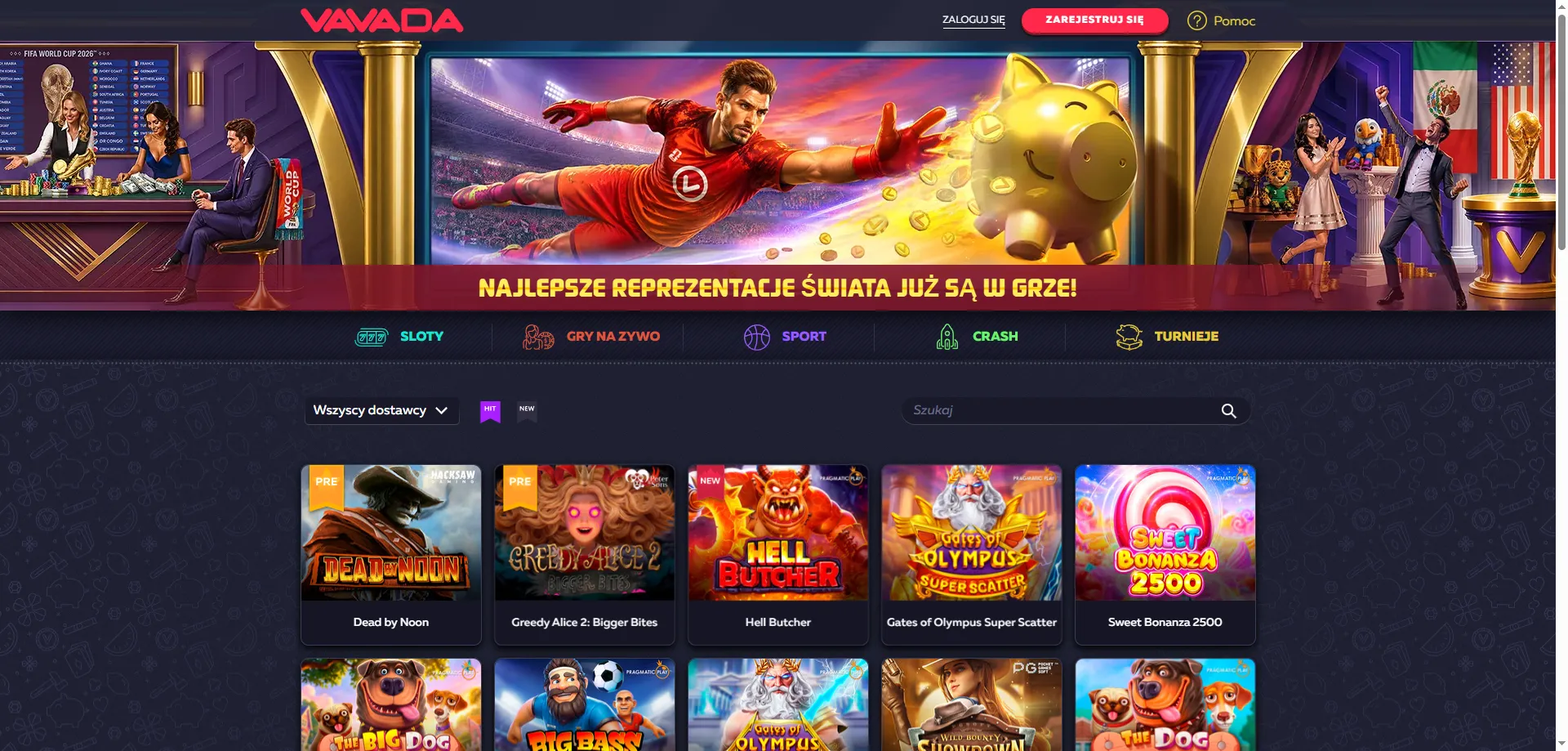Vavada Casino PL – strona główna kasyna online w Polsce